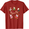Peppa Pig Christmas Gingerbread Cookies T-Shirt - Cranberry Red