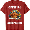 Official Sleep Pajamas Nightgown Sleepwear Apparel Highland_cow - Official Sleepshirt Pajamas Nightgown T-Shirt - Cranberry