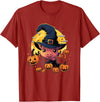 Pig Halloween Costumes Spooky Pig Witch Halloween T-Shirt - Cranberry Red