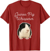 Miller Sye Guinea Pig Whisperer - American Guinea Pig T-Shirt - Cranberry Red