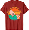 Mother's Day Women's Day Best Hamster Mom Ever T-Shirt - Cranberry Red