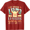 A Whole Llama Learning Going On Cute Teacher T-Shirt for Men Women - Cranberry Red
