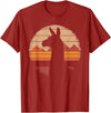 Llama Alpaca - Retro 70s 80s - Birthday Llama Alpaca - Retro 70s 80s Graphic Vintage Men Women T-Shirt - Cranberry Red