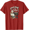 Pitmaster Pig Apparel Low & Slow Is My Tempo Pig BBQ Smoker T-Shirt - Cranberry Red