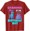 gaming gamer Birthday Llama Pinata Family Apparel grandma Birthday Boy Llama Pinata Party family mathing women T-Shirt - Cranberry Red