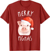 Guinea Pig Christmas T-Shirt Christmas Pig T-Shirt Kids Gift Merry Pigmas T-Shirt - Cranberry Red
