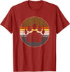 Bear Gay Pride by Content Design Studio Bear Paw Colours Community Flag Gay Bear T-Shirt - Cranberry Red