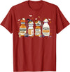 Pumpkin Spice Propofol Halloween Nurse Pumpkin Spice Propofol Ativan Versed Haldol Halloween Nurse T-Shirt - Cranberry Red