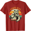 Gampa Bear Funny Father's Day shirt Mens Vintage Gampa Bear Shirt Funny Fathers Day T-Shirt - Cranberry Red