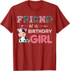 Cow Birthday Cow Lover Gifts For Family Men Woman Friend of The Birthday Girl Farm Cow Friend Matching Family T-Shirt -