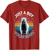 Polar Bear Shirts & Gifts for Boys Boys Polar Bear T-Shirt - Cranberry Red
