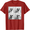 Arctic Polar Bear Face Photography Men Women Kids Cool Polar Bear With Sunglasses Funny Zoo Animal Selfie T-Shirt - Cranberry Red