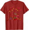 2023 Year of Rabbit Chinese Zodiac T-Shirt in Cranberry Red