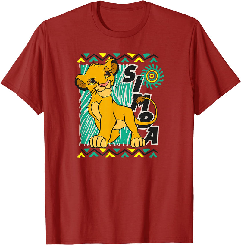 Disney - Lion King Classic Simply Simba T-Shirt - Cranberry Red