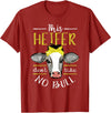 Cow Lover - Funny Animal Farm Gifts This heifer does not take bull design farm cow holding T-Shirt - Cranberry Red