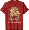 KuneKune Pig Mama Kune Kune Pig Owner Kune Kune Pig Mom Miniature Pig Breeder KuneKune Pig Lover T-Shirt - Cranberry Red