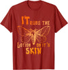 It Rubs The Lotion On It's Skin Funny Apparel T-Shirt - Cranberry Red