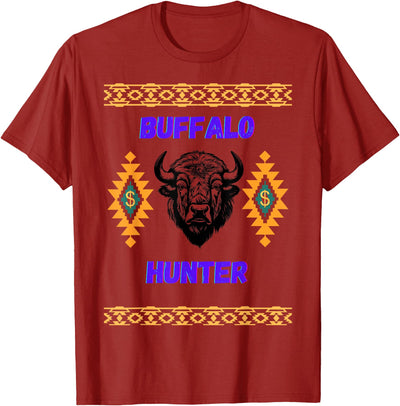 Cow Salty Soprano Designs Buffalo Hunter T-Shirt