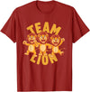 Lion Design for Lion Lovers Team Lion Stuff | Lion Costume | Products for Lion T-Shirt - Cranberry Red