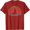 Sea Lion Graphic Art Designs Sea Lion Lover Animal Retro Vintage 80s Style T-Shirt - Cranberry Red