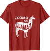 Como Se Llama T-Shirt - Cranberry Red