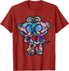 Voodoo Teddy Bear by - Sugar Kai Pastel Goth Two Headed Teddy Bear Voodoo Doll For Men T-Shirt - Cranberry Red