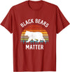 Save The Black Bear Camping Gear Black Bears Matter Animal lover Of Nature Outdoors Camping T-Shirt - Cranberry Red