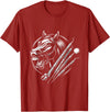Equine Dentistry Equine Veterinarian Apparel Equine Dentistry Horse Lover Designs T-Shirt - Cranberry Red