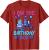 Birthday Party Shirts For Men Women Kids I Am The Birthday Boy Llama Pinata Bday Party Boys Kids T-Shirt - Cranberry Red