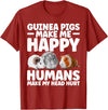 Guinea Pig Gift Guinea Pig Accessories & Stuff Funny Guinea Pig Clothes Men Women Rodent Guinea Pig Lover T-Shirt - Cranberry Red