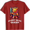 Gummy Bear Funny Quote Gummy Bear Queen Funny Gummy Bear Lovers Saying Illustration T-Shirt - Cranberry Red