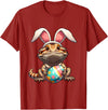 Easter Bearded Dragon Pets Pet Egg Eggs Bunny Rabbits T-Shirt in Cranberry Red