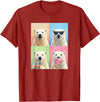 polar bears polar bear Shop Polar Bears Funny Polar Bear T-Shirt - Cranberry Red