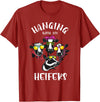 Cute Cow Herder Lady Animal Farm Lover Designs Funny Hanging with My Heifers Gift for Women Cow Farmer Girl T-Shirt -