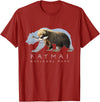 Katmai National Park Landscape Shirts & Gifts Alaskan Bear Katmai National Park Lake Image Alaska Souvenir T-Shirt - Cranberry Red