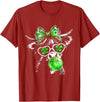 Funny St Patrick’s Day Shamrock Irish Cow Lover Coquette Highland Cow St Patrick’s Day Lucky Irish Cow Lover T-Shirt -