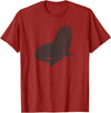 Distressed Sea Lion Sea Lion T-Shirt - Cranberry Red