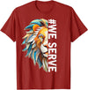 Lions Club members outfit gift Lions Club Members we Serve Outfit for Service Work T-Shirt - Cranberry Red