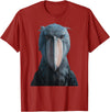 Shoebill Stork Gift Bird Watching Costume Shoebill Stork Bird T-Shirt - Cranberry Red