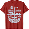 Polar Bear Arctic Tundra Wildlife Nature Lover Polar Bear Arctic Wilderness Nature Scene Wildlife Lover T-Shirt - Cranberry Red