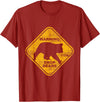 Animal Tees & Gift Idea Attention Falling Bears Animal Design Australia Gift Koala T-Shirt - Cranberry Red