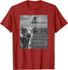 When Pigs Fly Pig Lover Designs Apparel Gifts Cow Selfie With Flying Pigs Fly Funny Gift for Men Women Kid T-Shirt - Cranberry Red