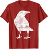 Crow Shirts Crow Raven Bird Lover Gift T-Shirt - Cranberry Red