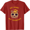 Funny Bear TShirts For All Mo Honey Mo Problems Funny Bear Shirt T-Shirt - Cranberry Red