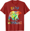 Funny Bear Lover Bear Boy Girl Gift Bear Whisperer Bear Lover Funny Bear Quote T-Shirt - Cranberry Red