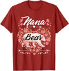 Nana Bear Shirt Designs and Gift Ideas for Grandma Nana Bear Shirt for Women - Cute Mother's Day and Birthday T-Shirt - Cranberry Red