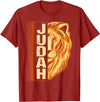 Hebrew Israelite Judah lion Lion of Judah Lion Hebrew Israelites jewish T-Shirt - Cranberry Red
