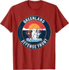 Greenland Defense Front Polar Bear tee Greenland Guard Polar Bear Spear Arctic Emblem T-Shirt - Cranberry Red