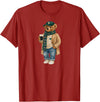 Lucky Teddy Bear St Patricks Day Irish t -shir t Lucky Teddy Bear St Patricks Day Irish T-Shirt - Cranberry Red