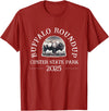 Southridge Design 2025 Custer State Park Buffalo Roundup - Distressed T-Shirt - Cranberry Red